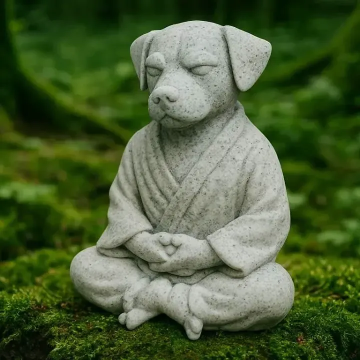 Dog Meditating