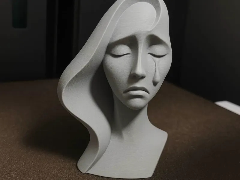 Abstract Crying - Emotional Art
