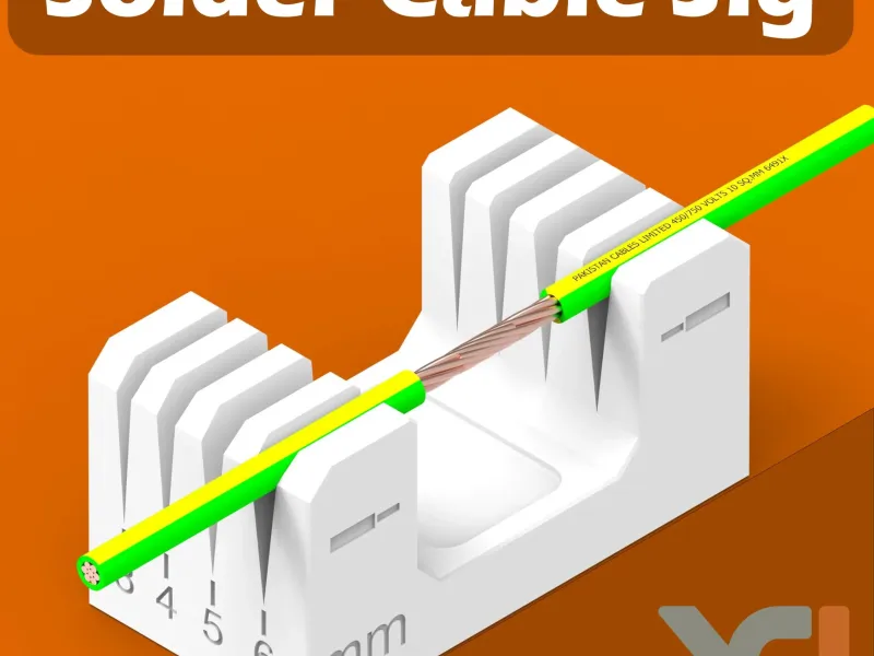 Cable Soldering Jig Holder