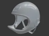Realistic Motorcycle Helmet – Printable Full-Scale Helmet-0