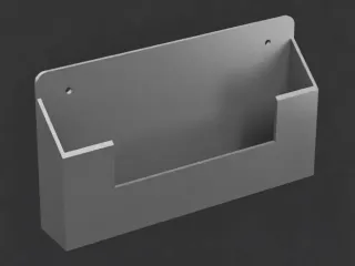 Wall Mount Holder (Designed for A5 Sheets, Landscape)