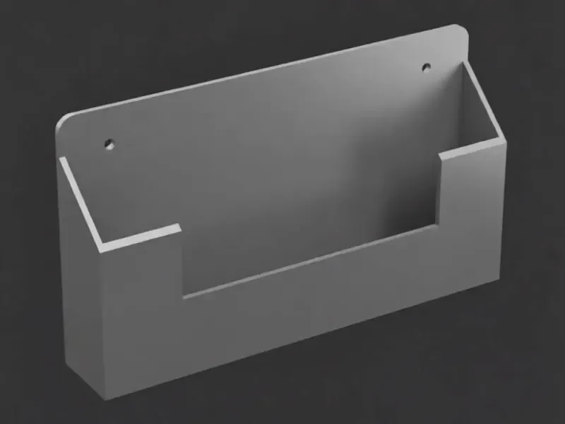 Wall Mount Holder (Designed for A5 Sheets, Landscape)