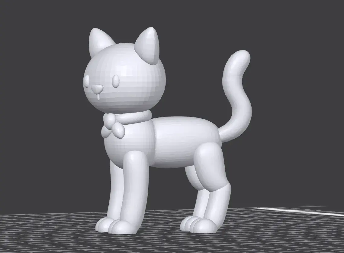 Balloon Cat Figurine Kids Toy Super Cute Pet