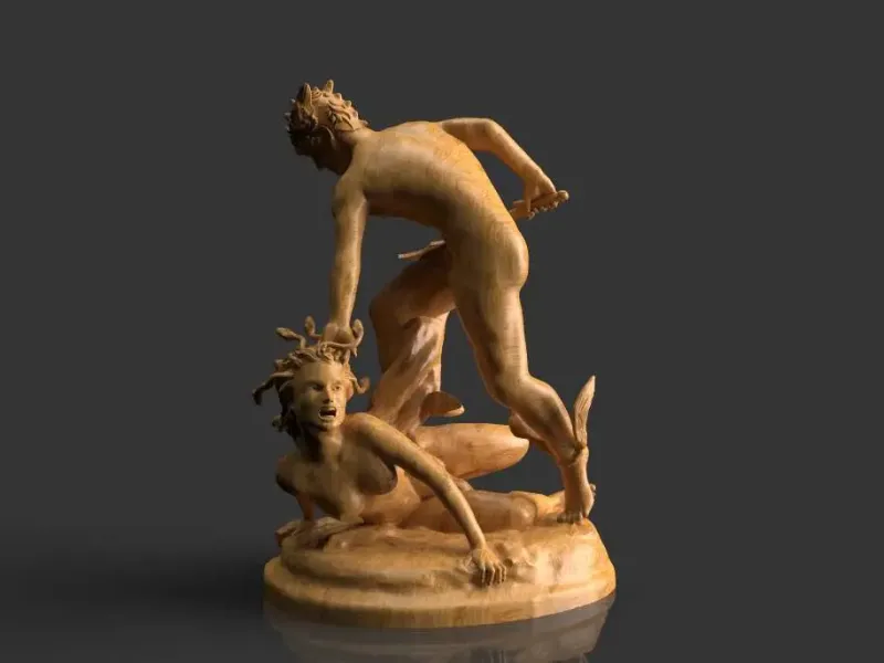Perseus and Medusa statuette