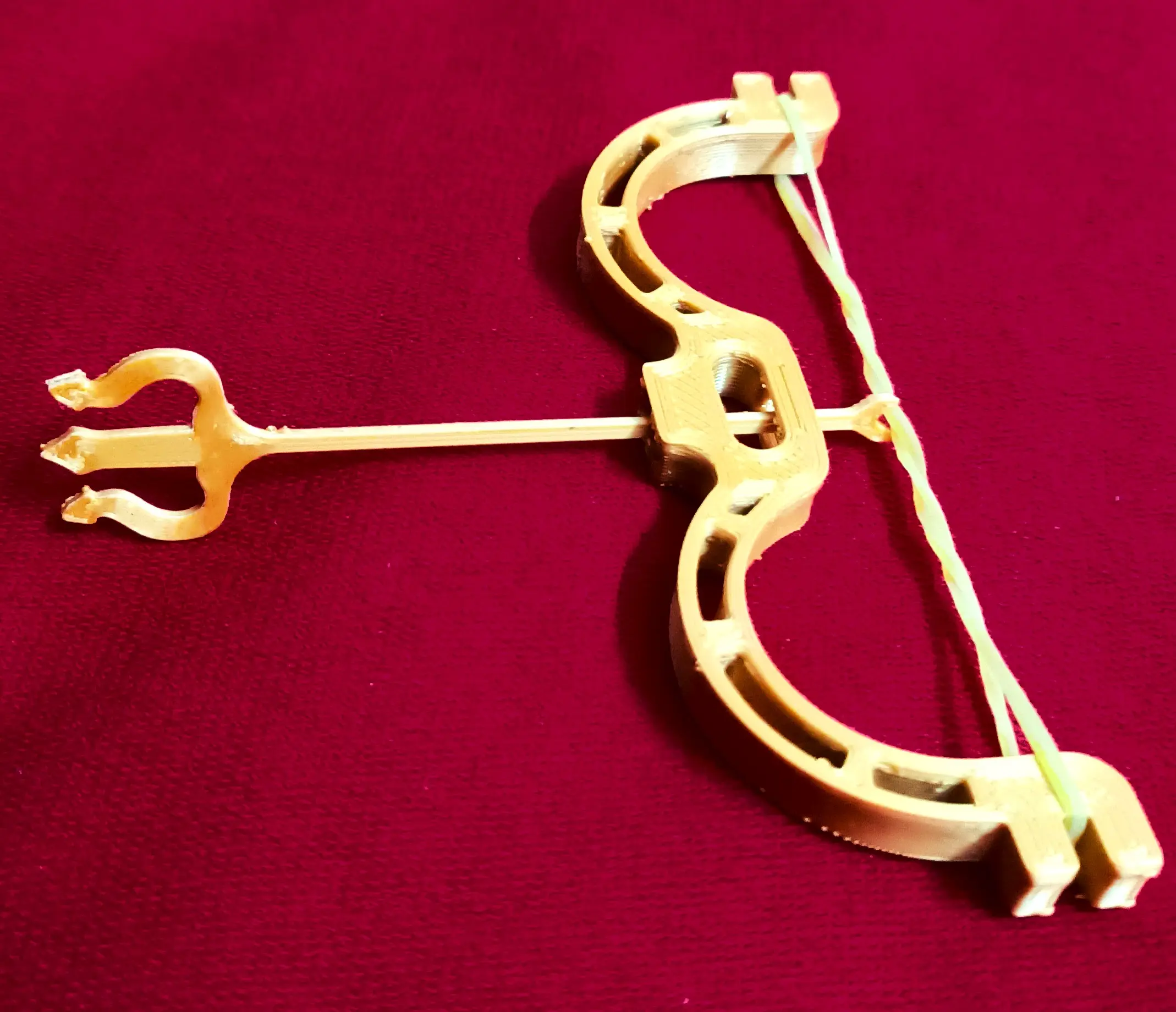 Ancient Rubber band bow and arrow