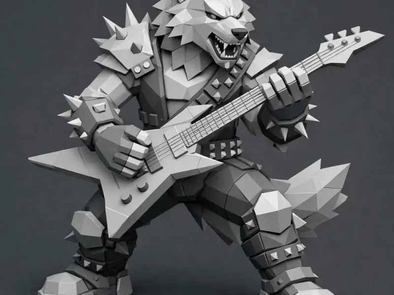 Heavy Metal Wolf