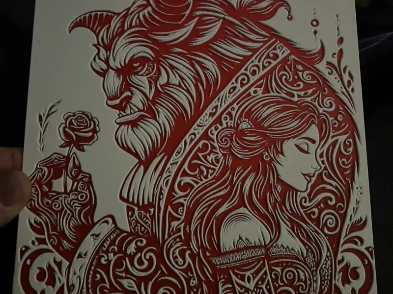 Beauty and the Beast Hueforge