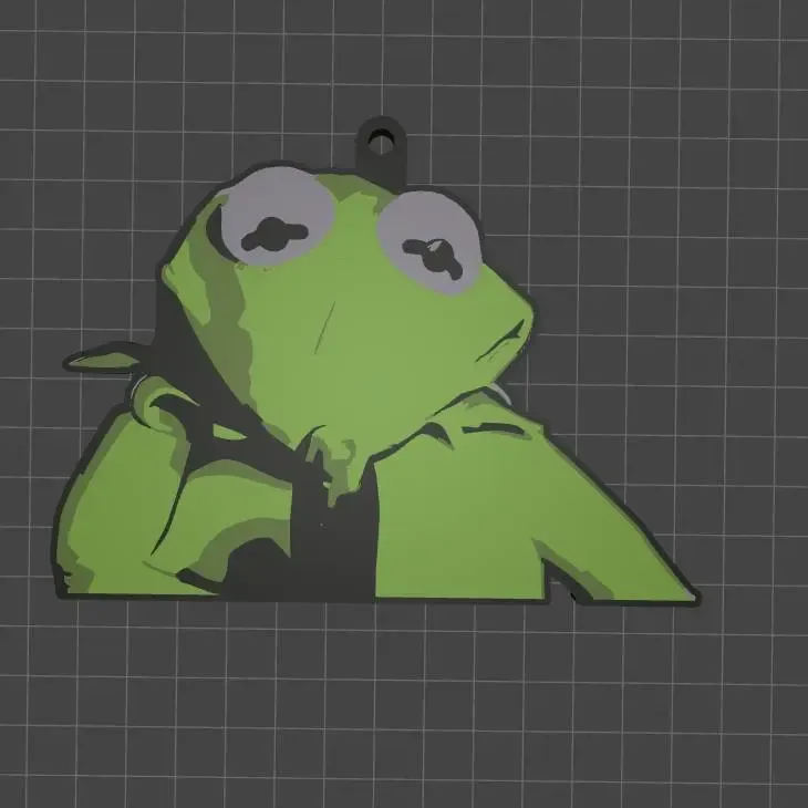 Heiliger Kermit Schlüsselanhänger