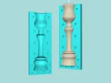 Candle Mold A16 - Molding Maker Wick Template-3