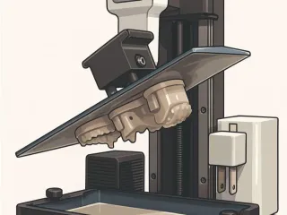 🔧 Angled Build Plate Support – Photon Mono M7 Pro