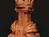 Dark Fantasy King Headphone Stand | Gothic Desk Decor-1