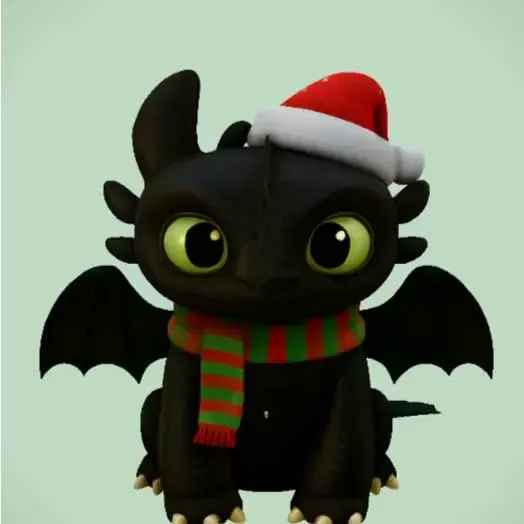 Christmas toothless how to train your dragon