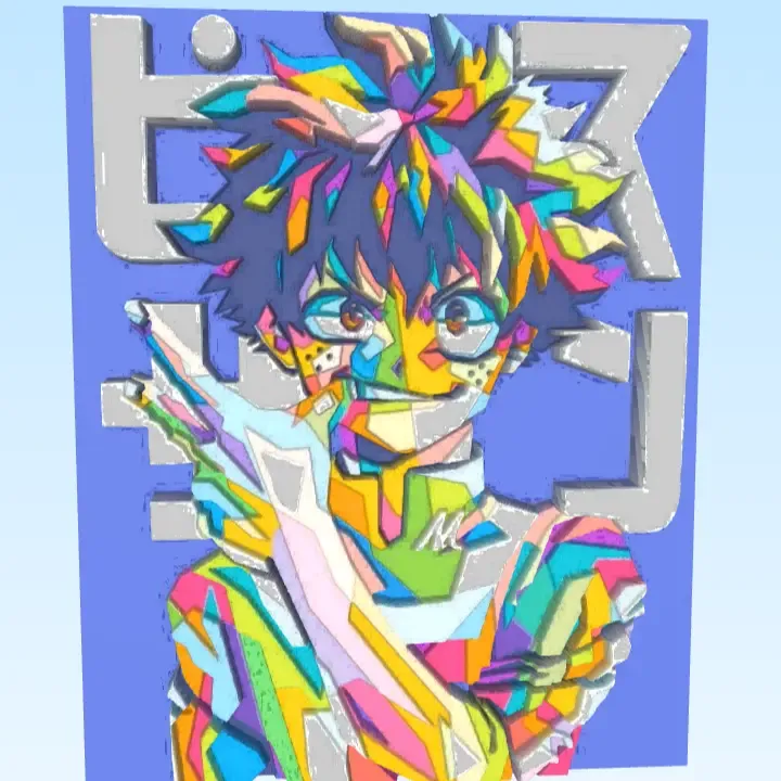 Izuku Midoriya Art color