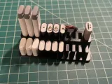 USB Drive Storage with Cap/Cover Holders.-1