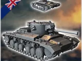 Valentine Mark Mk. X infantry tank - miniatures ww2 vehicle-0