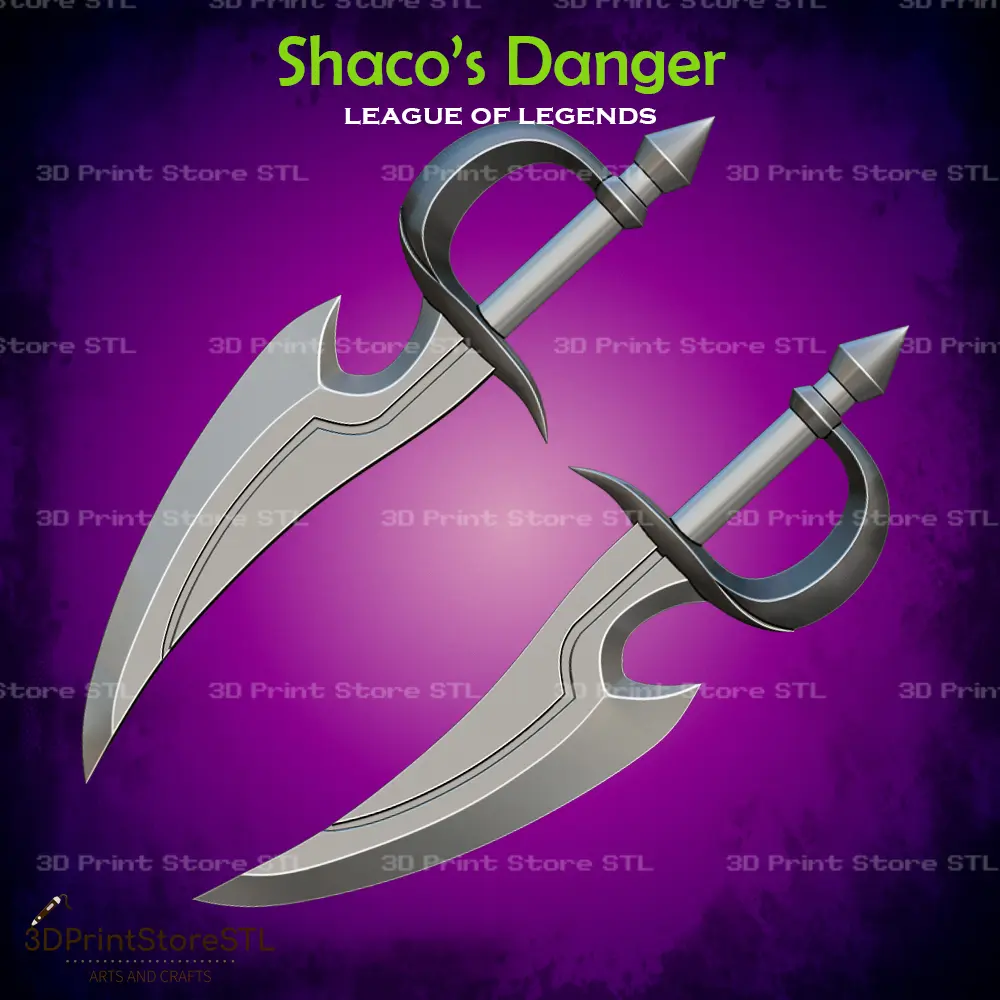Shaco Danger Cosplay League of Legends - STL File