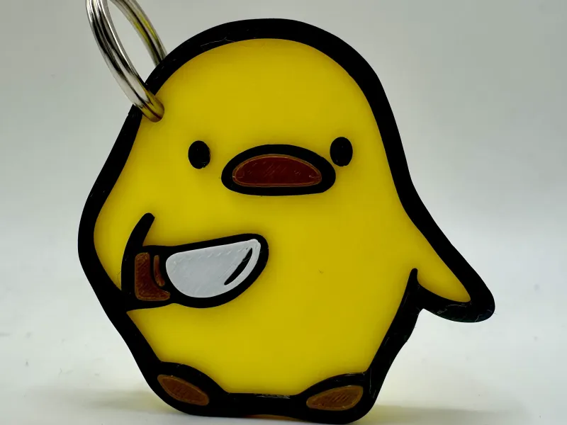 Stabby Chicken keychain