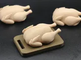 Rotating Roasted Chicken Pendant, Fidget Toy-2
