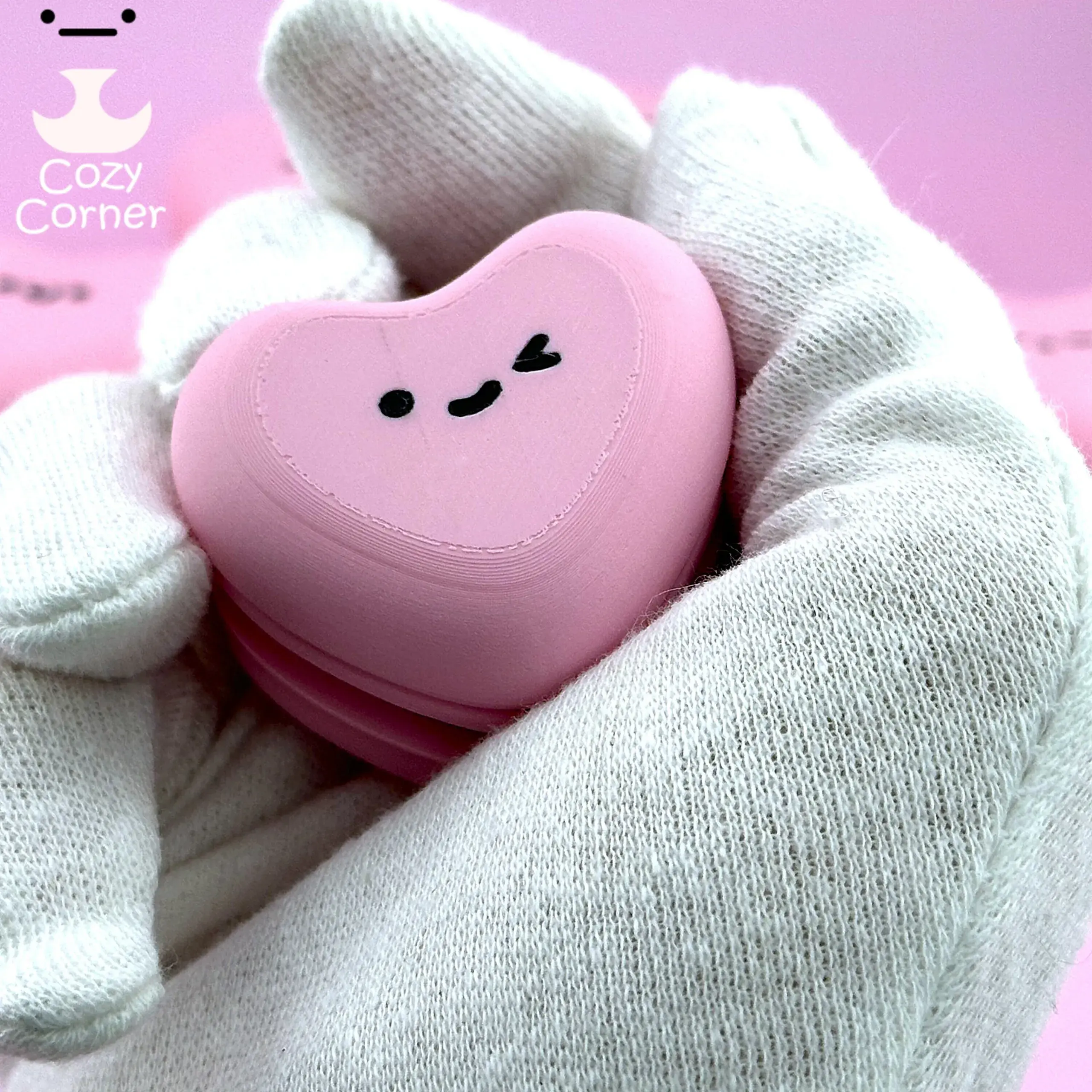 3D Printer Files | 3MF File | Clicky heart macaron keychain | Creality ...