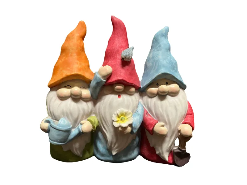 Three Spring Gnomes