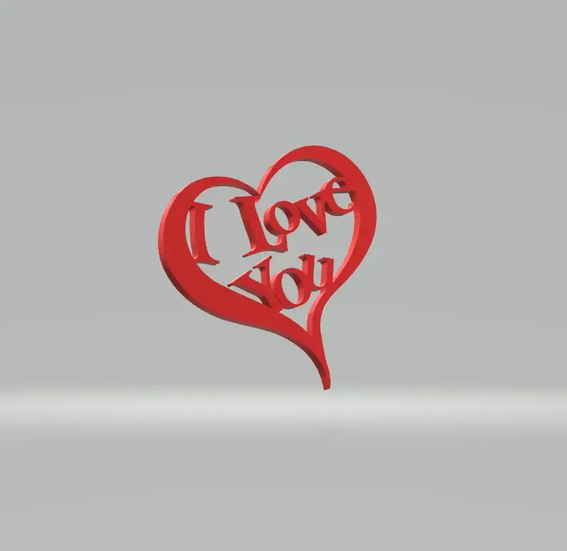 "I Love You" decoration - Valentine's Day