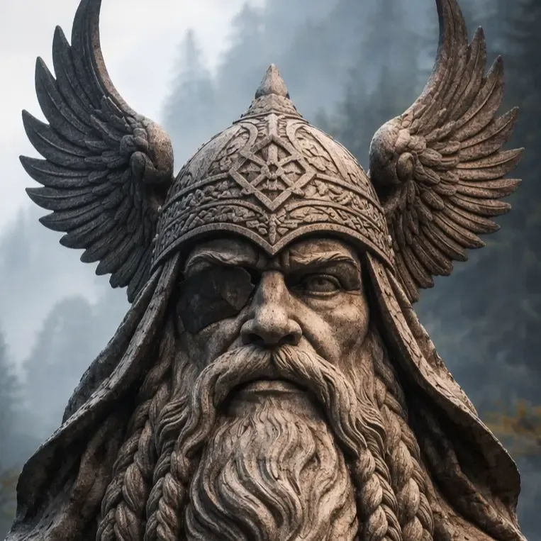 Statue du dieu nordique Odin
