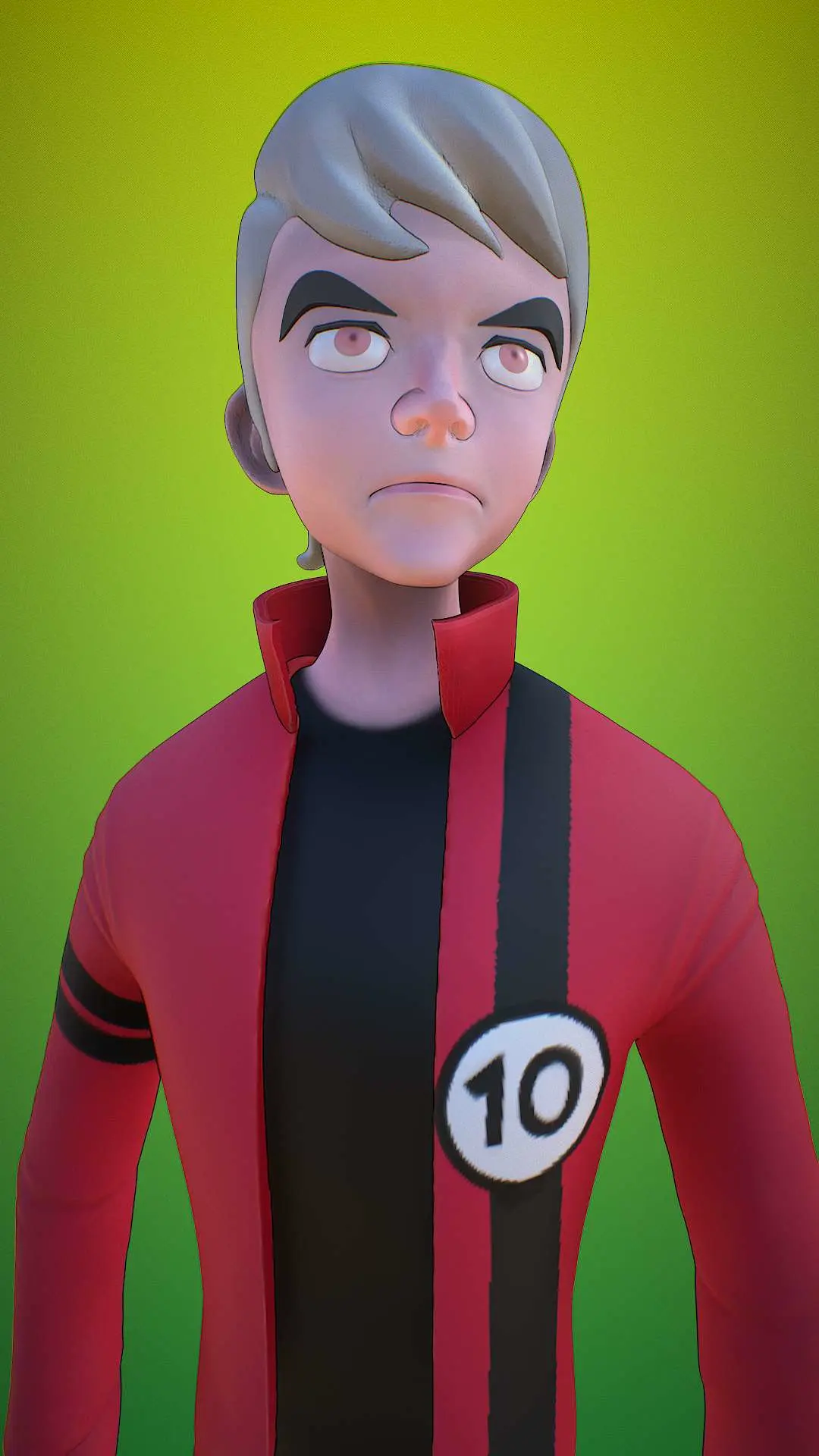 Albedo 3D Model - Ben 10 Villain for Download