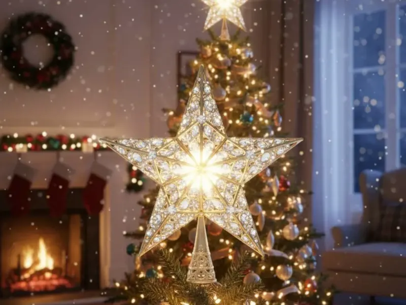 Christmas pine star