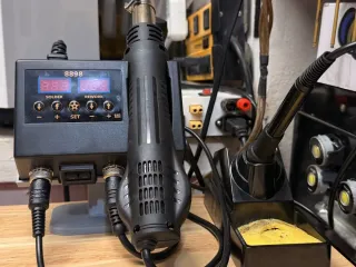 2 in 1 Hot Air Rework Station Stand