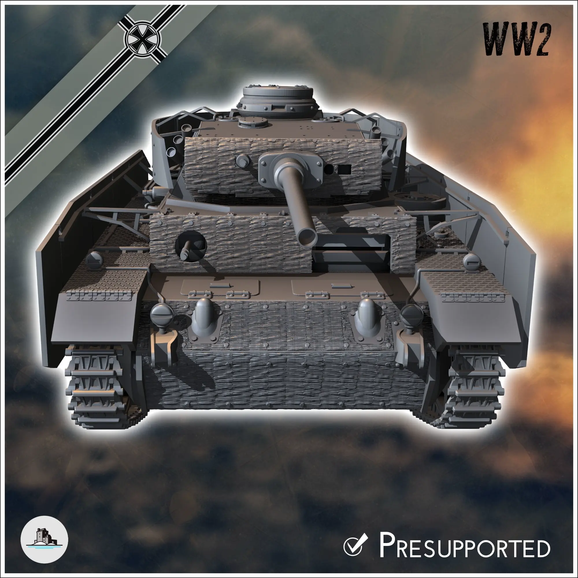 Panzer III Ausf. M - WW2 miniatures armor war flames world t