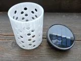 Simple Solar LED Table Lamp with Round Light Dots-3