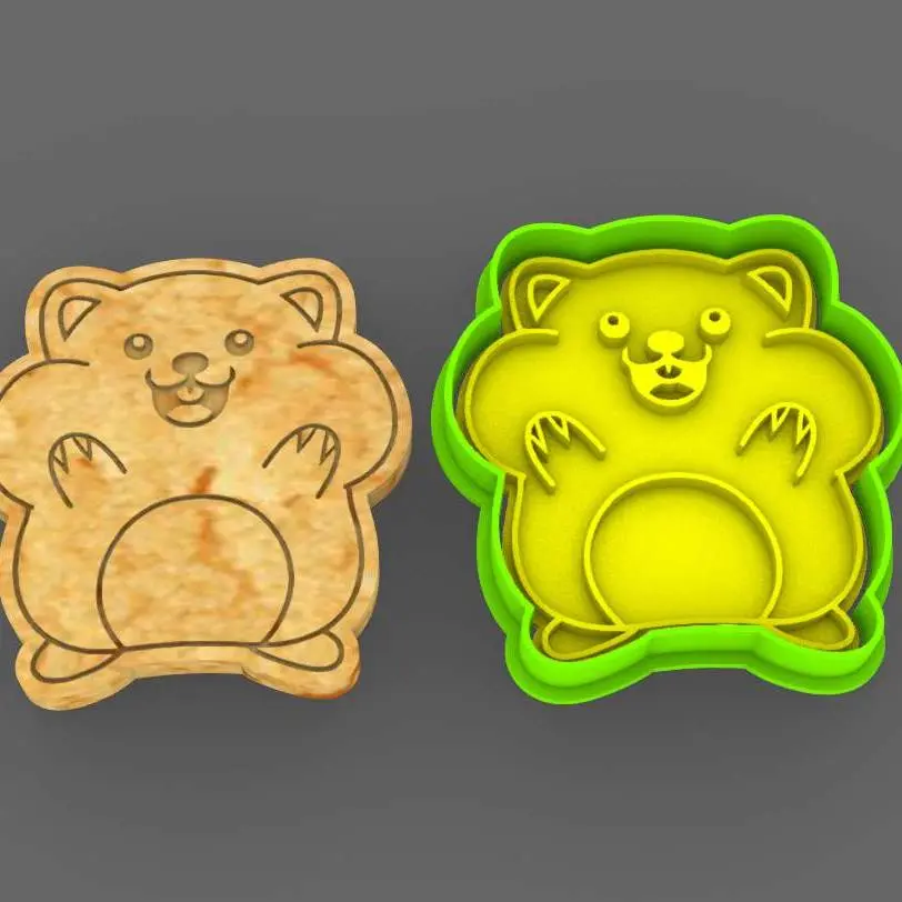 Cookie Cutter, Hamster ,Polymer Clay Cutters