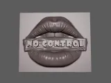 NO CONTROL Lips Wall Decor-Funny Sign Pop Art Wall Plaque-2