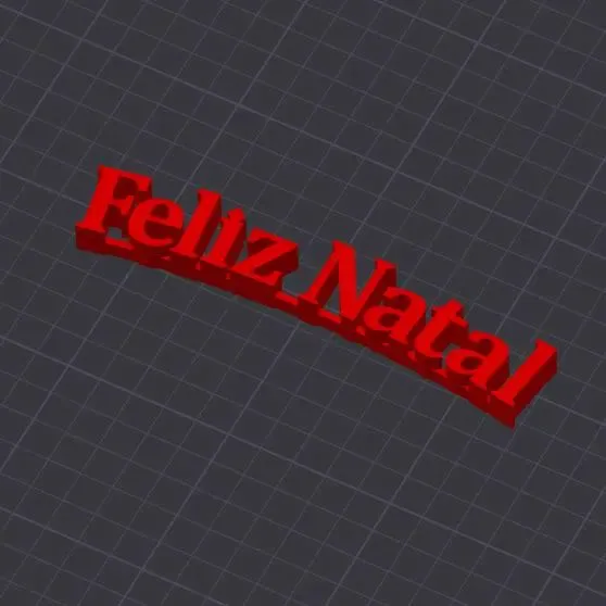 Feliz Natal com a frente para baixo