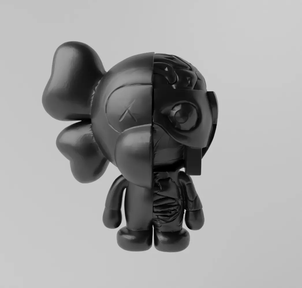 Kaws Bape Milo Dissected Art Toy Fan Art