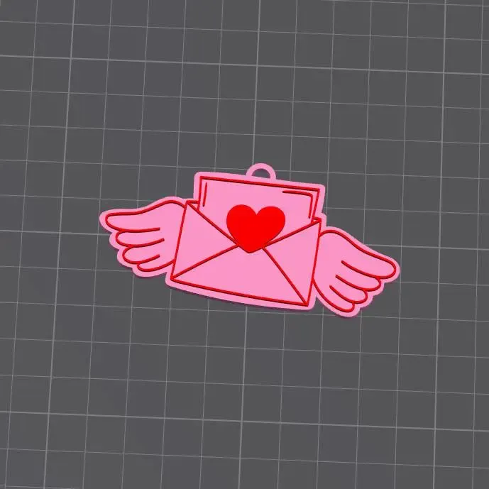 Love letter keychain