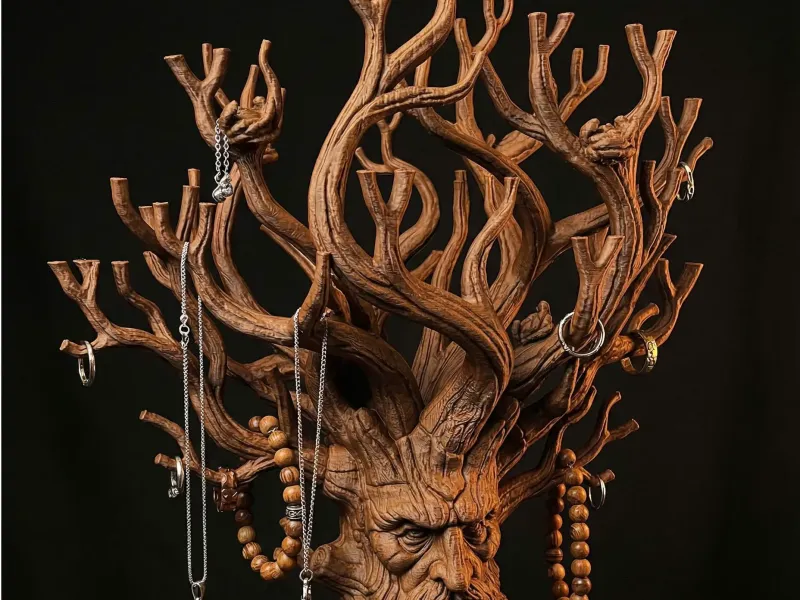 Ent Tree Man Jewelry Stand | Nature Spirit Accessory Holder