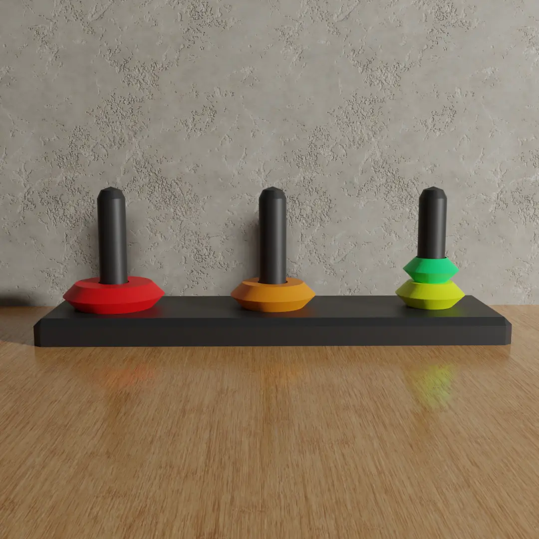 hanoi tower puzzle