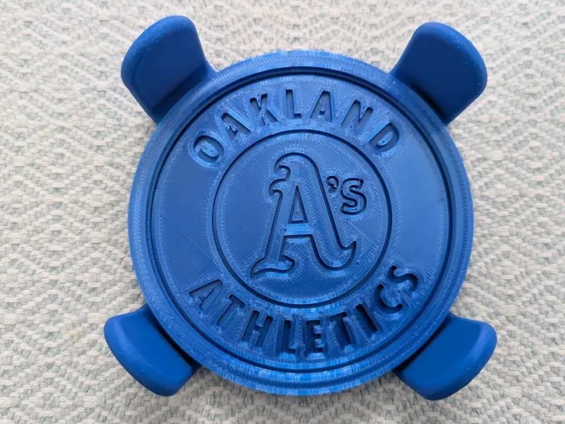 Oakland Athletics Coaster w/Holder (holds 6)
