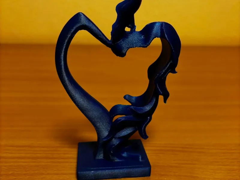 Kissing couple decoration