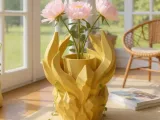 Geometric Deer Planter with-0