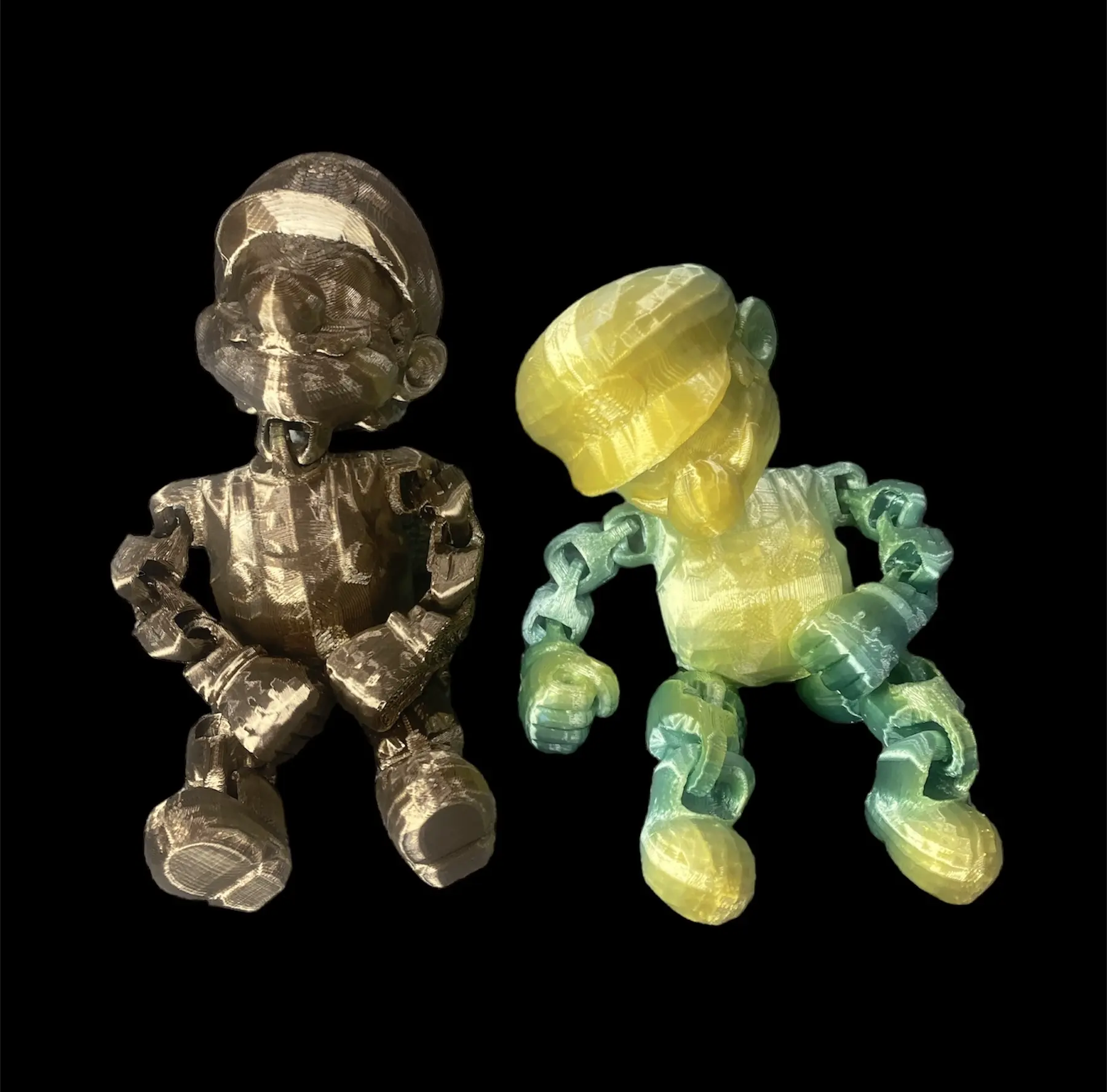 Articulated moving mario