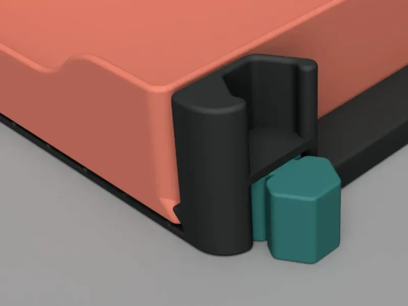 Boxes connection (Stackable Storage Box System)