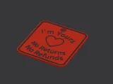 Keychain I'm Yours-1