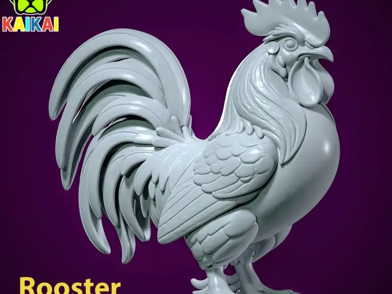 Chicken - Rooster model - 3D print