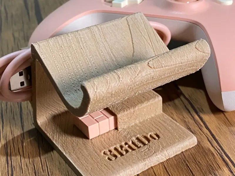 Supporto per controller 8bitdo Ultimate con texture in legno