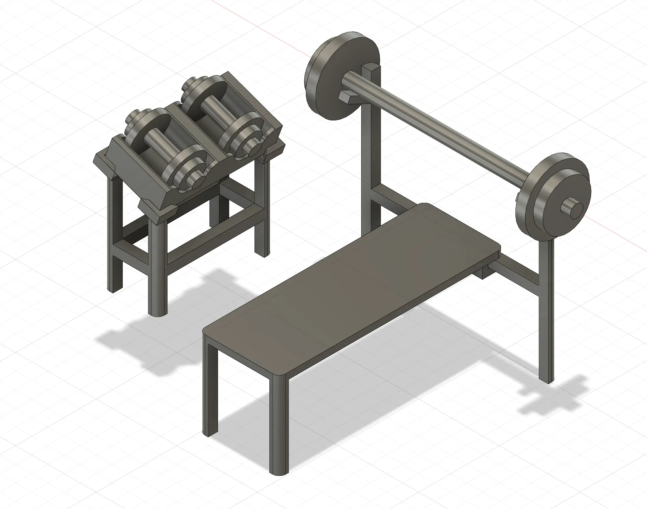 GYM PLAYMOBIL | 3D models download | Creality Cloud