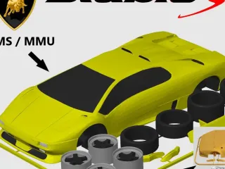 Lamborghini Diablo SV Kit Card (1:24 scale)