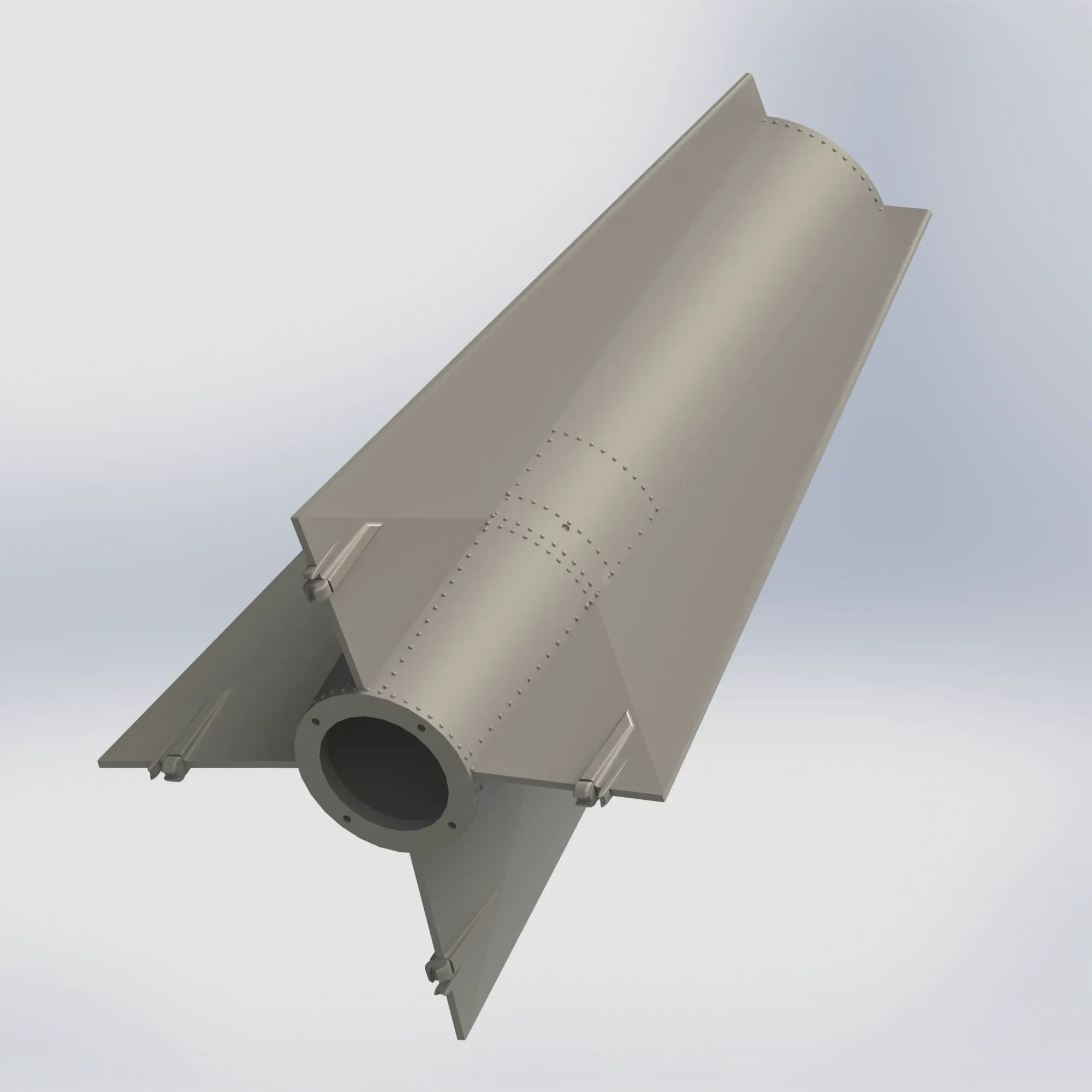 Raketenmodell Nike Hercules - Länge 700 mm