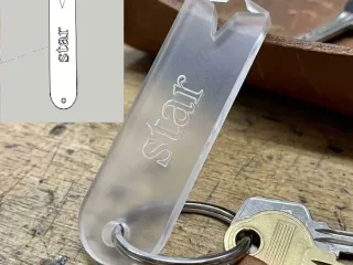 llavero estrella /  star keychain